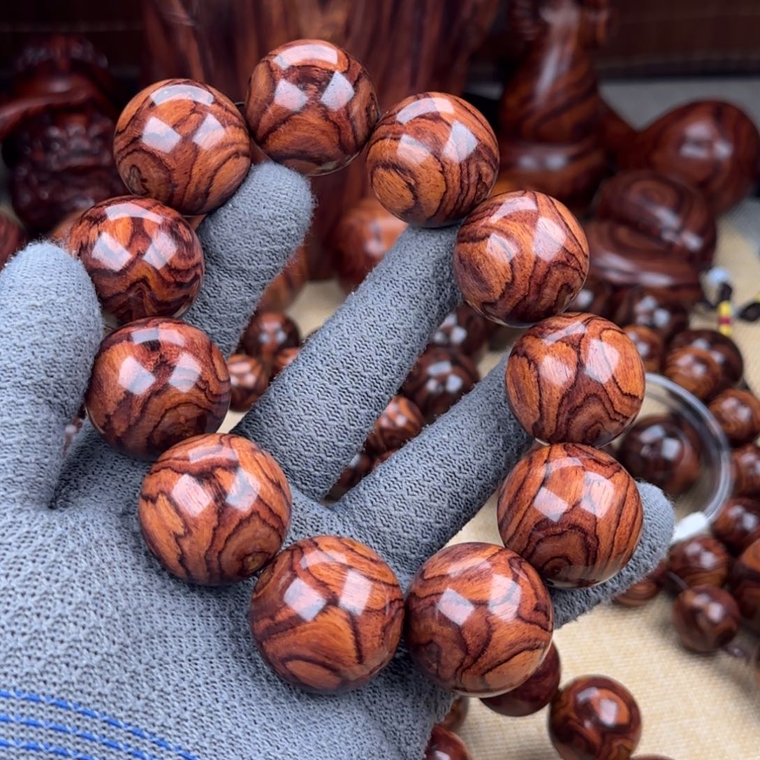 ****️黄花梨/降香黄檀手串/手链3.0cm