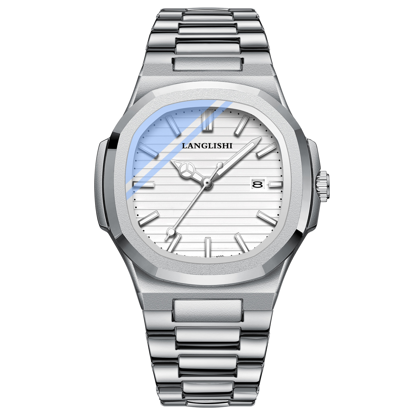 新款夜光日历男士手表男轻奢潮流潮流帅气全自动夜光男士腕表