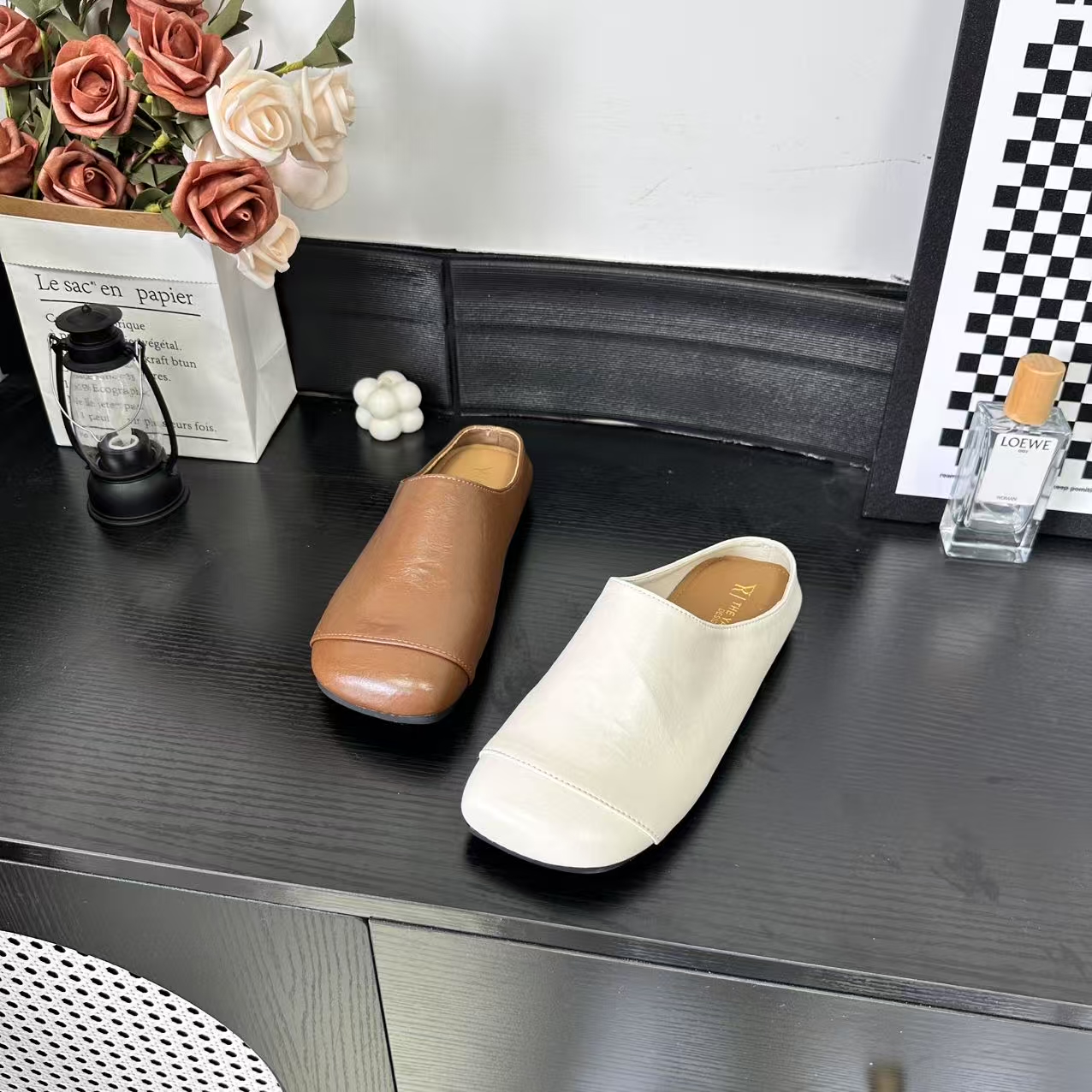 夏季上新经典时尚百搭休闲博肯半拖气质软底冷粘工艺601