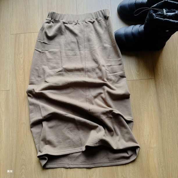 【美琪元选】秋冬抓绒女士半裙 简约百搭显瘦