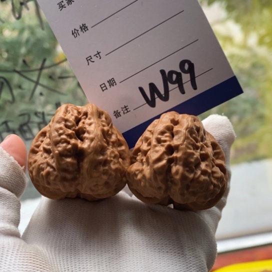 亿***付文玩核桃吊坠40蛤蟆头