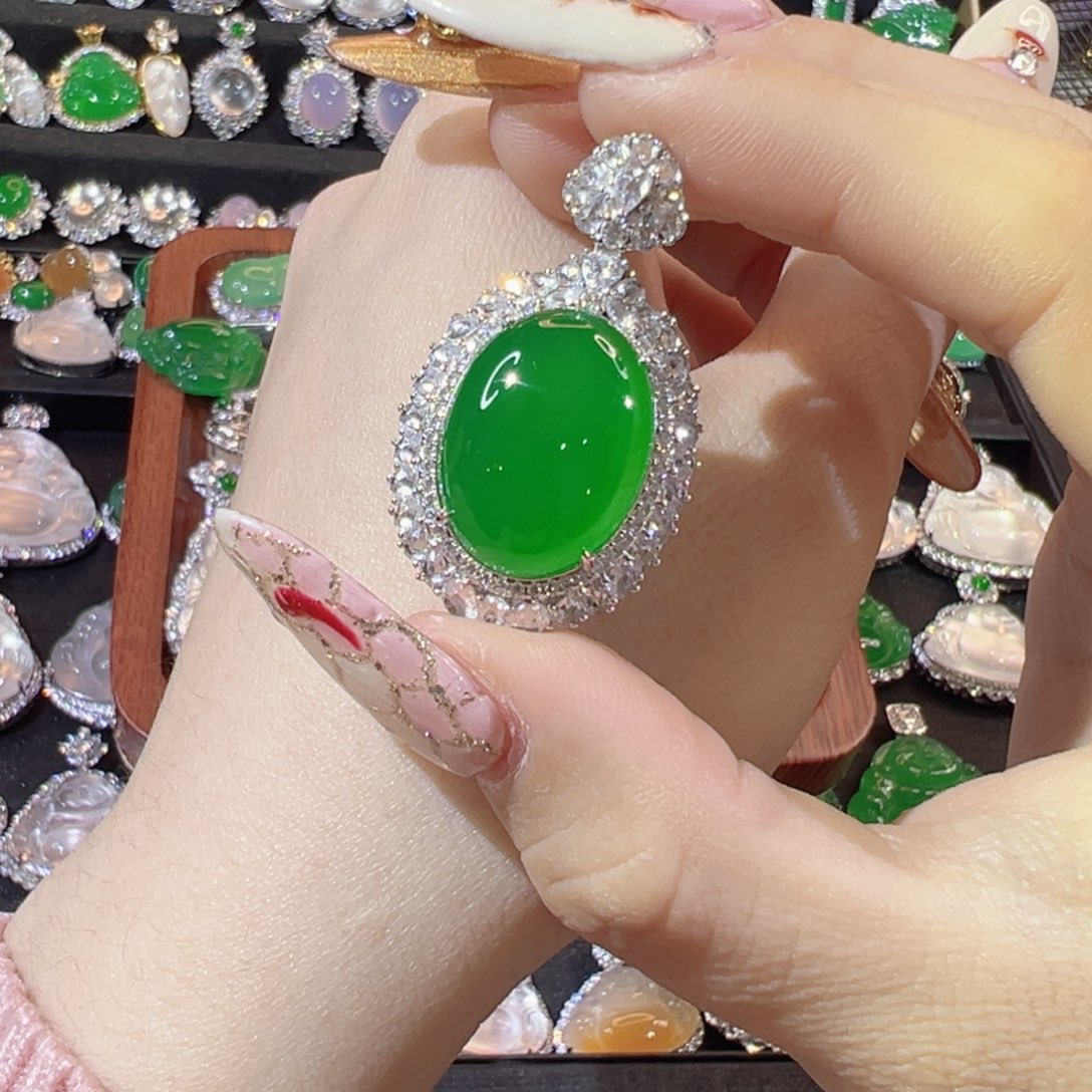 玛瑙/玉髓颈饰银S925镶嵌月***3