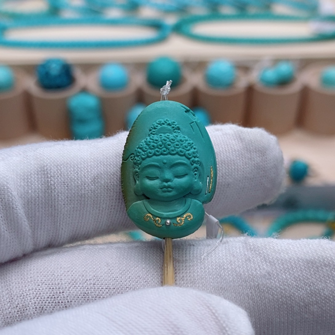 绿松石珠宝奇石未镶嵌