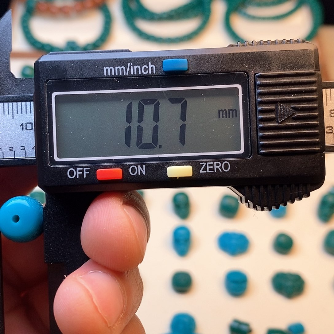 琉璃颈饰科技松雕刻云纹10mm