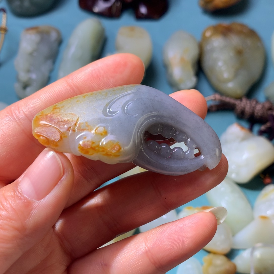 和田玉挂件未镶嵌谢*您