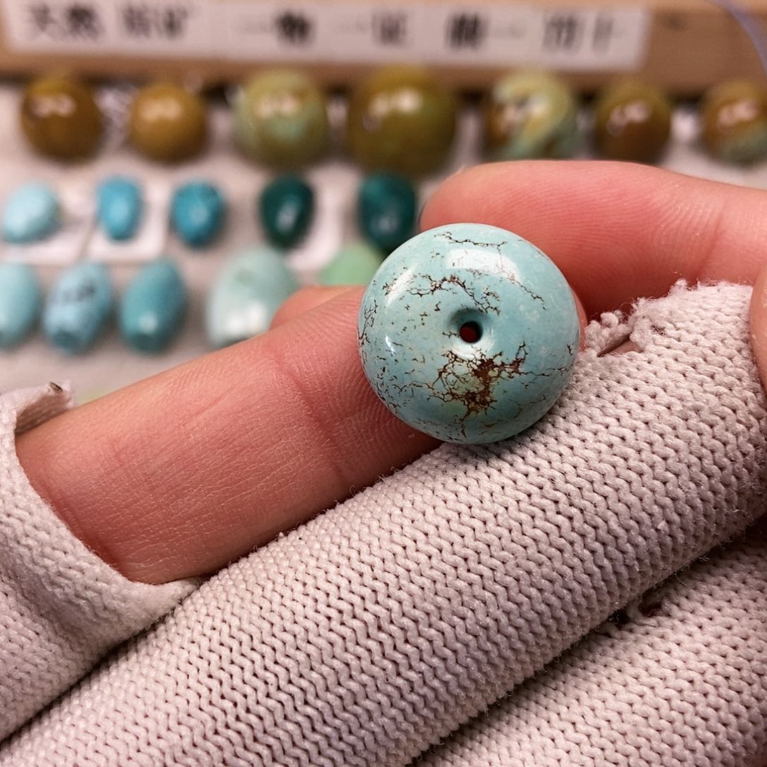 未镶嵌绿松石珠宝半成品