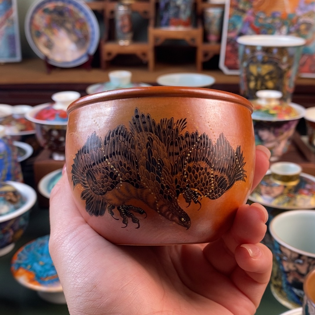 手工手绘陶瓷福利杯