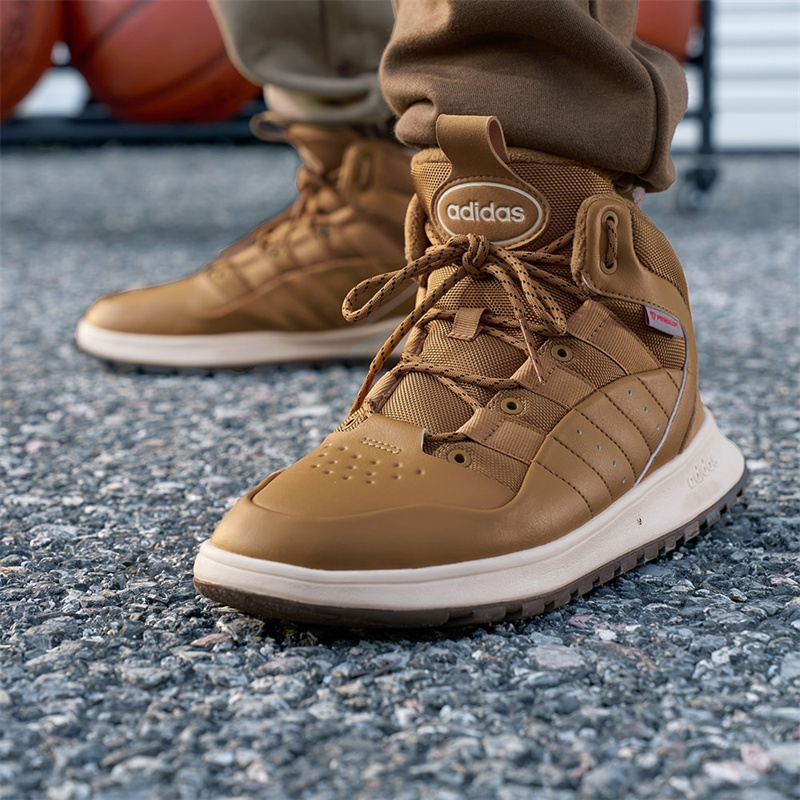 Adidas/阿迪达斯正品男子加绒保暖中高帮休闲运动休闲鞋  JP7715 