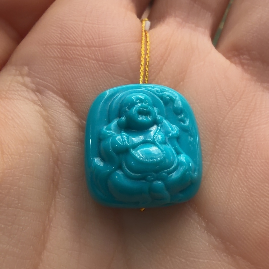 绿松石未镶嵌颈饰