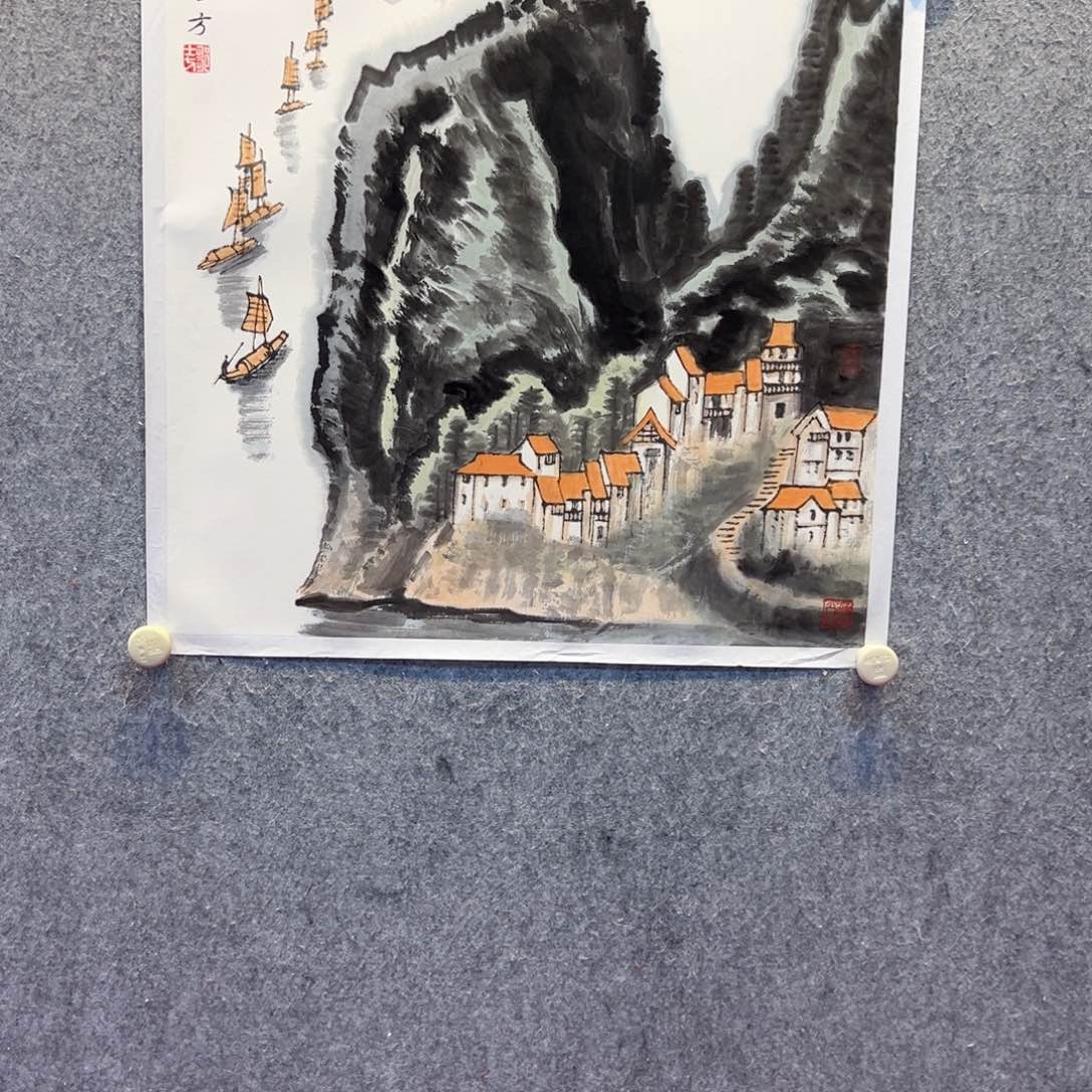 国画邹士方国画精品