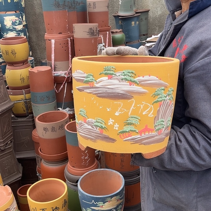 紫砂紫砂花盆是最具