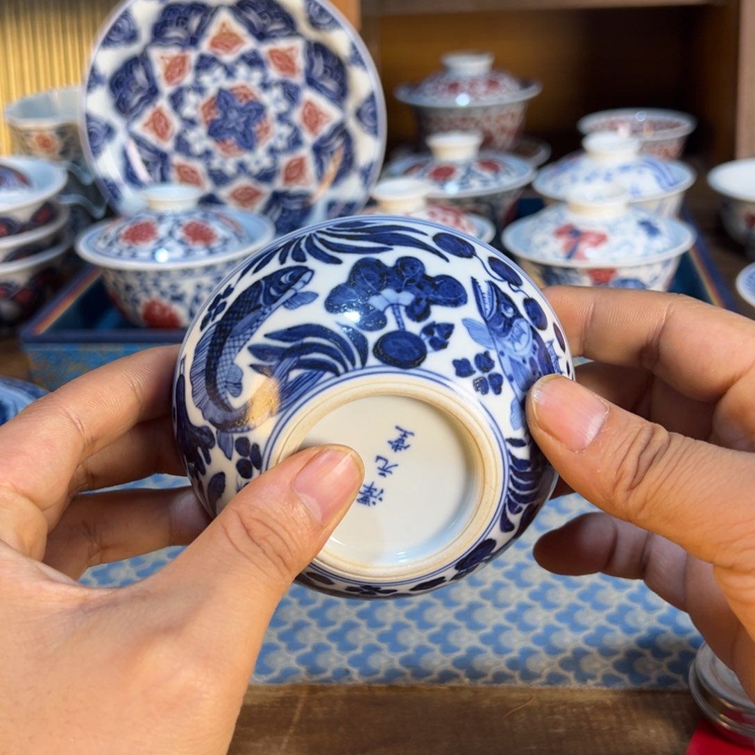 盖碗景德镇茶器百宝箱