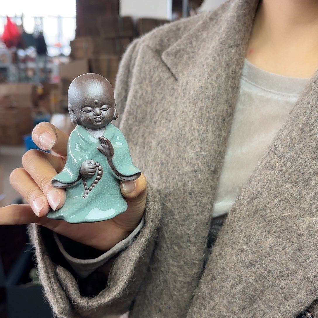龙泉云间青瓷小米茶器