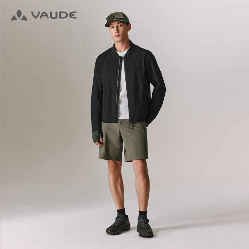 【夏季上新】VAUDE立领薄款透气弹力棒球领软壳衣耐磨夹克VG2519108