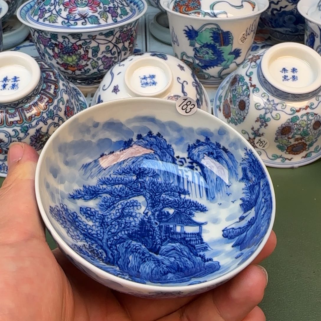 彦祖纯手工手绘茶具183