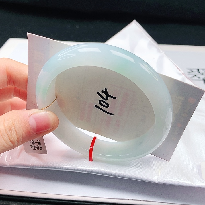 翡翠手镯未镶嵌缅甸天然a货手镯58