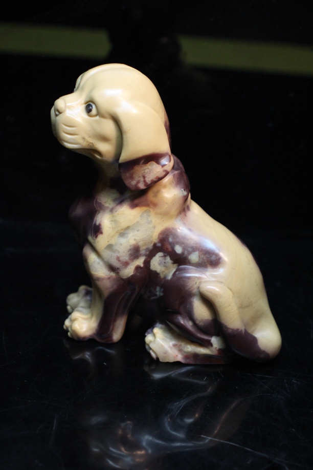 寿山石芙蓉石旺财摆件