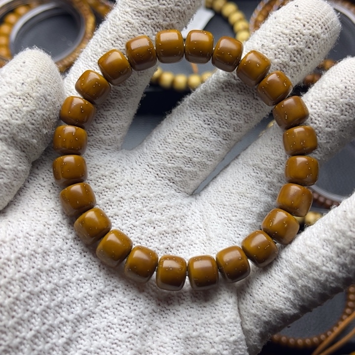 紫金鼠手串纯实心老型黄金甲毕业货9.8尺精工暴力归圆