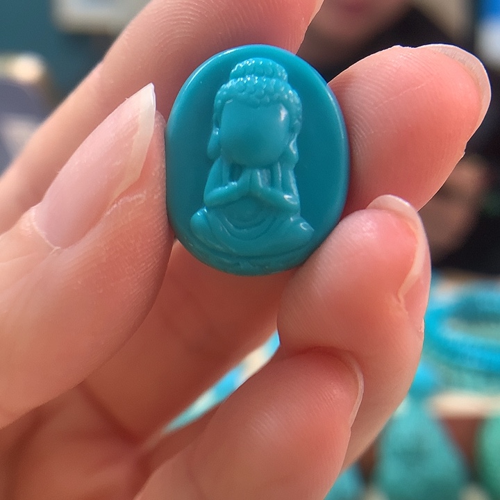 绿松石珠宝奇石未镶嵌