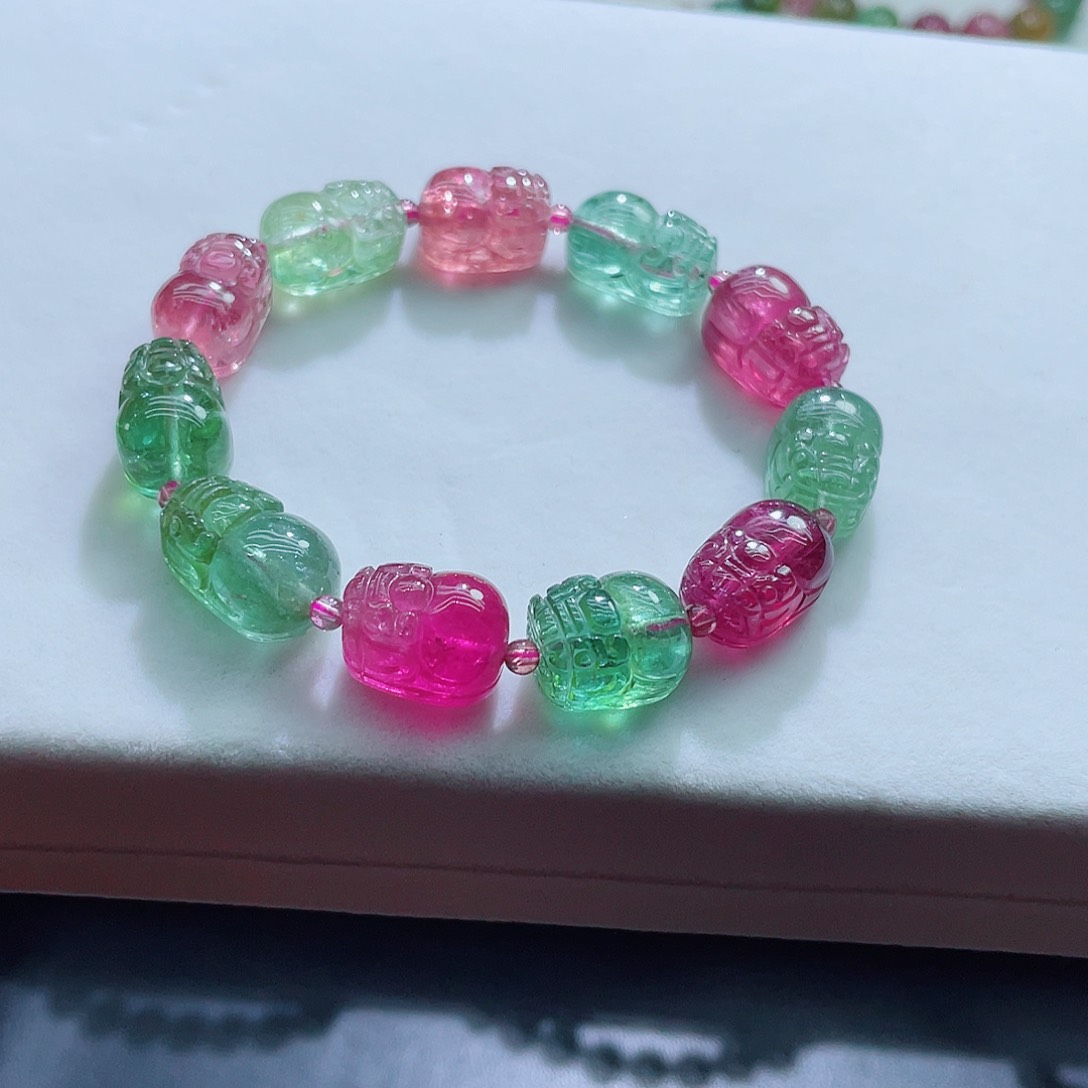 手链未镶嵌碧玺貔貅手链