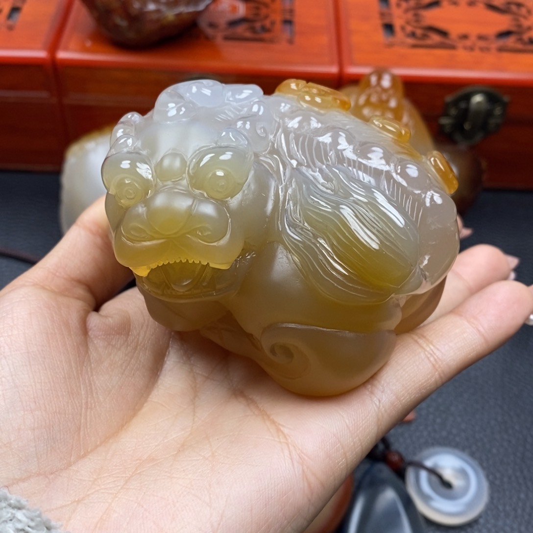 玛瑙/玉髓手把未镶嵌