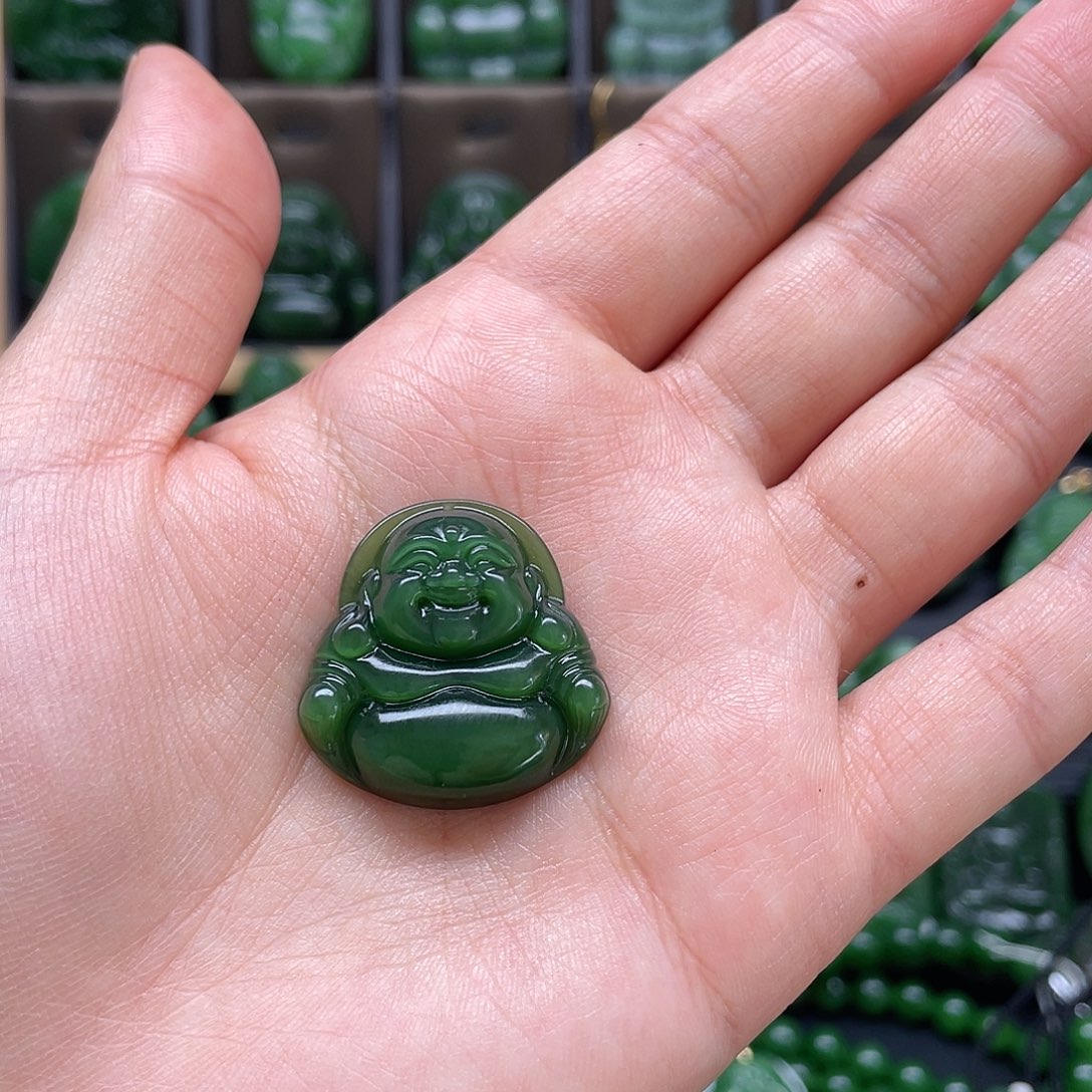 和田玉吊坠未镶嵌小*