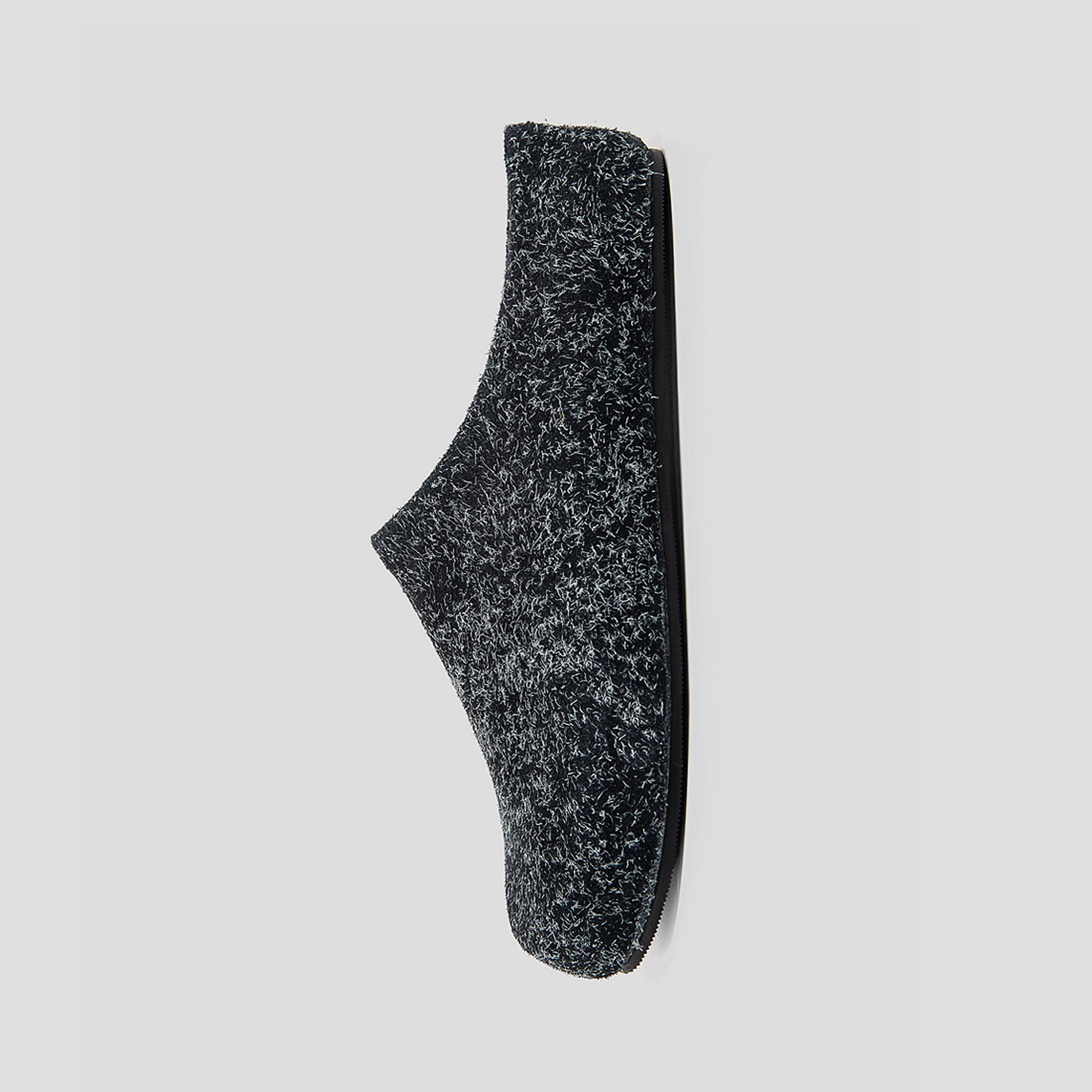 Aucun FootWear / 25SS 蚕皮麂皮翻毛皮磨砂穆勒休闲勃肯包头鞋