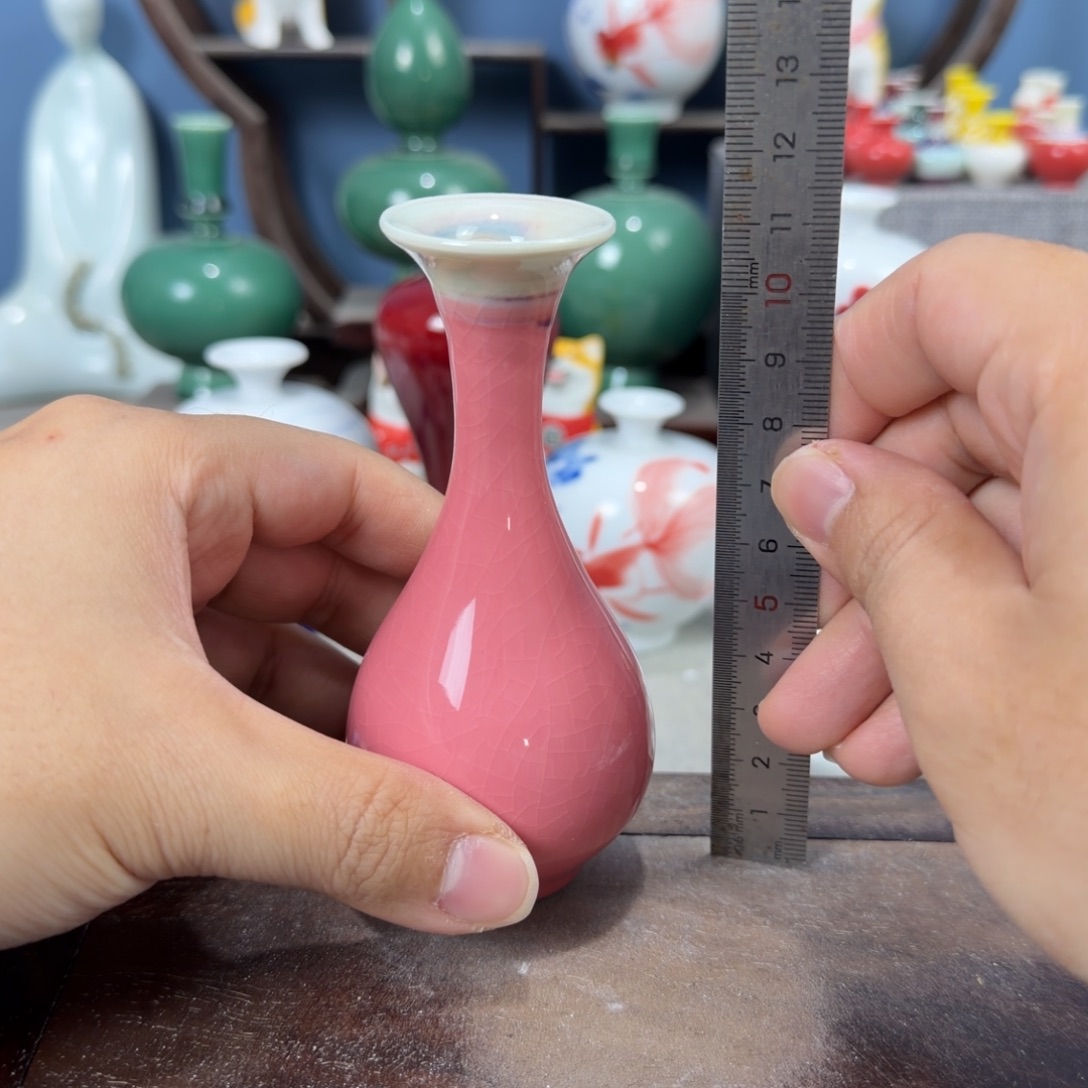 陶瓷手工小花器摆件