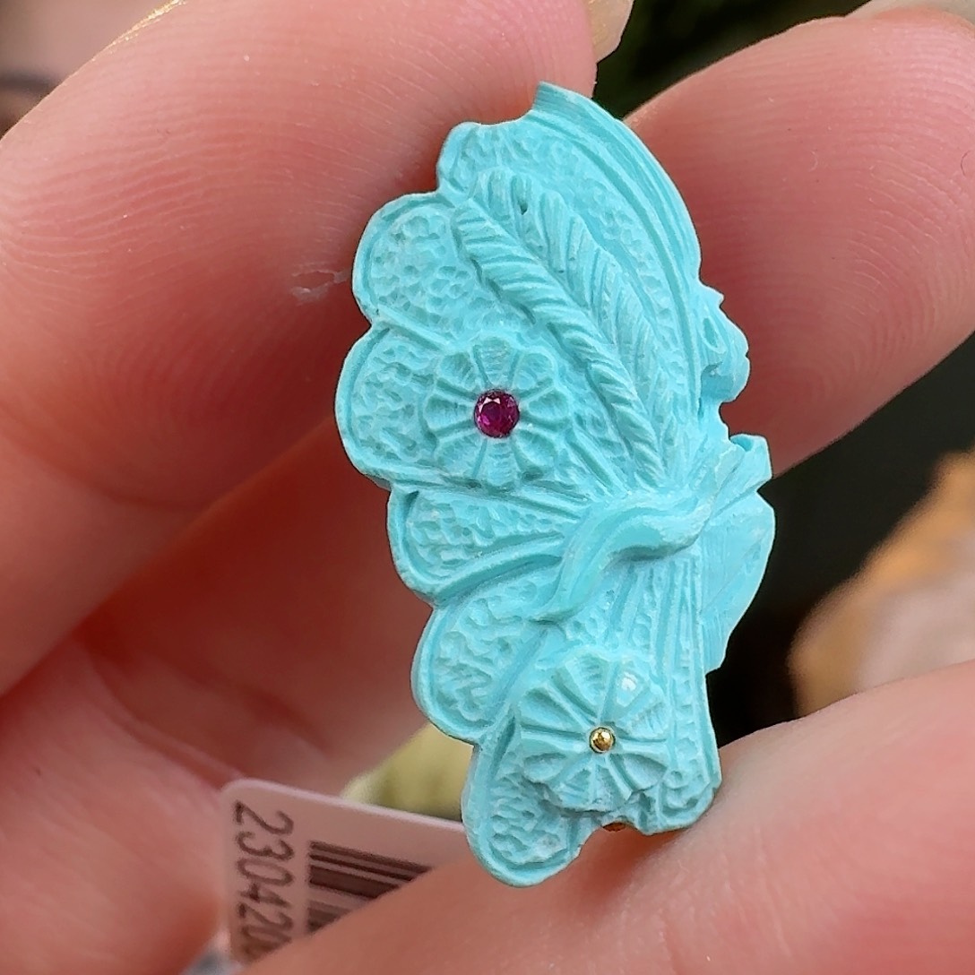 绿松石珠宝奇石未镶嵌