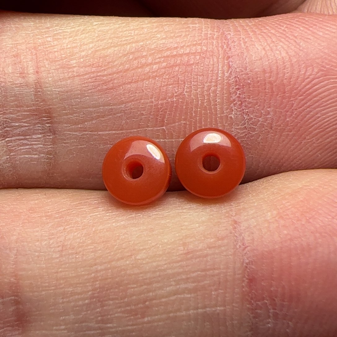 南红玛瑙隔片未镶嵌