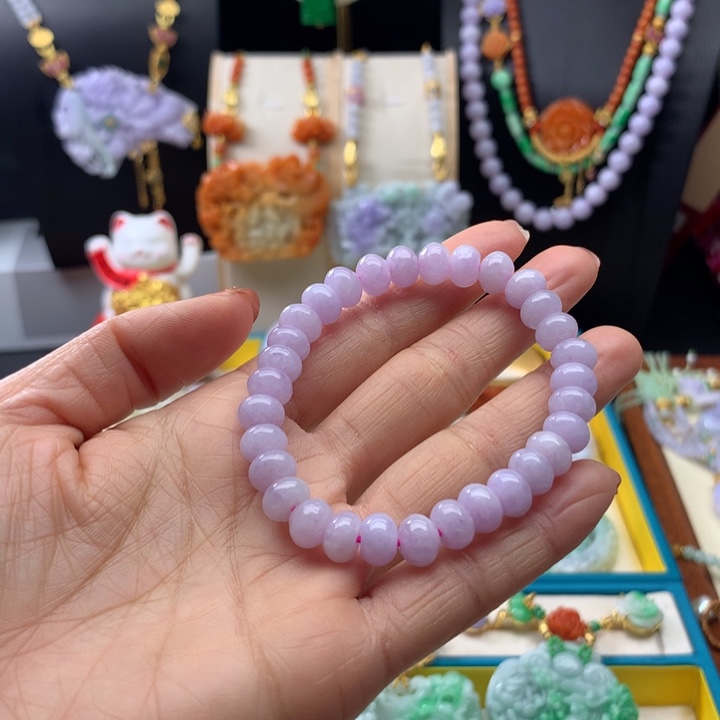 翡翠手链未镶嵌翡翠手串