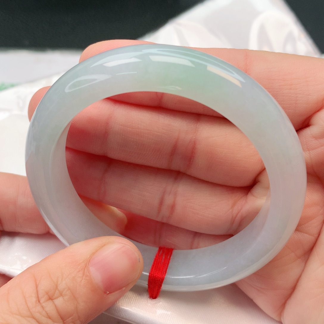 未镶嵌手镯翡翠52-53圈