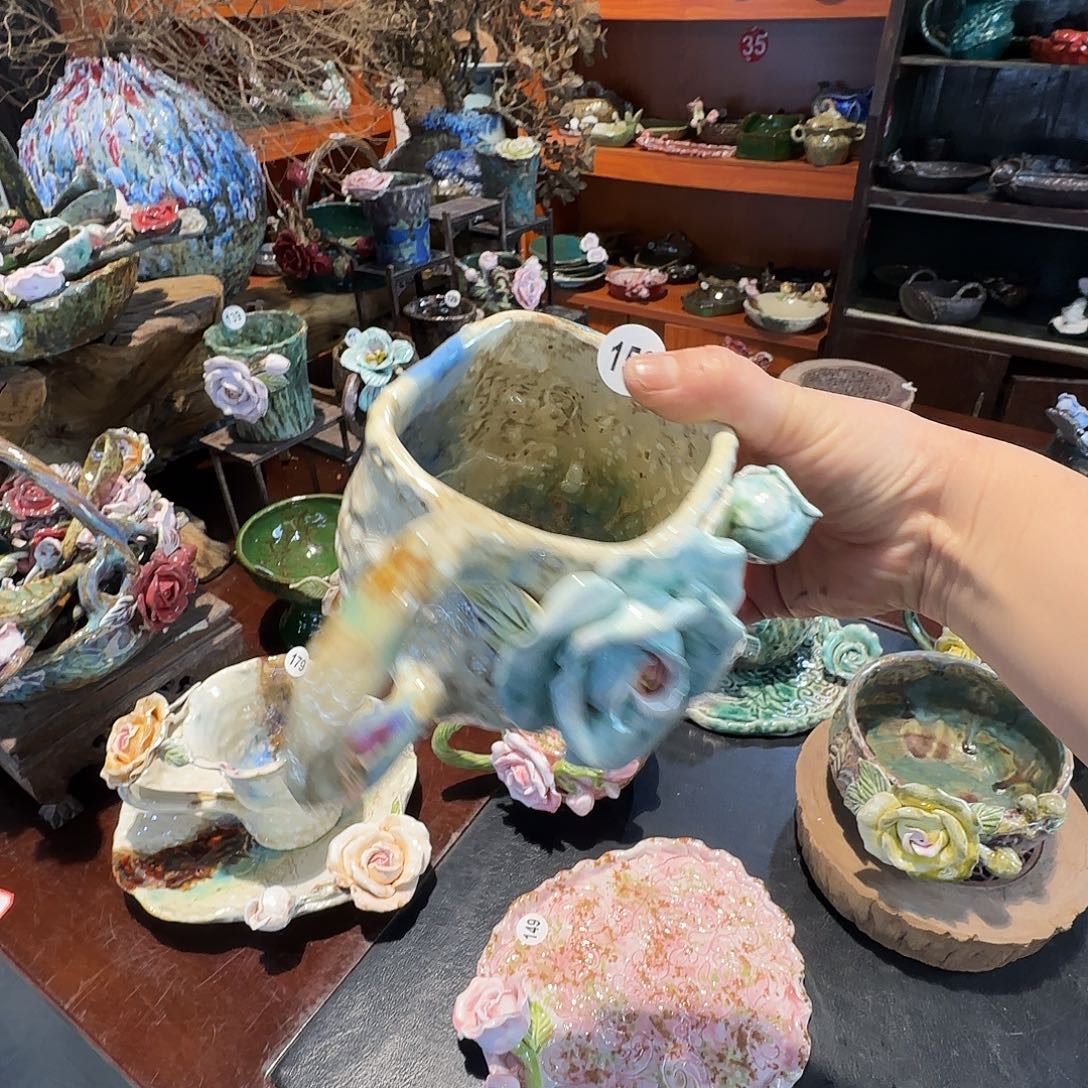 曹***小纯手工咖啡杯盘碗