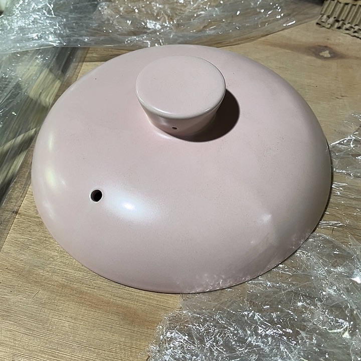 微瑕，不能明火，口径20粉盖