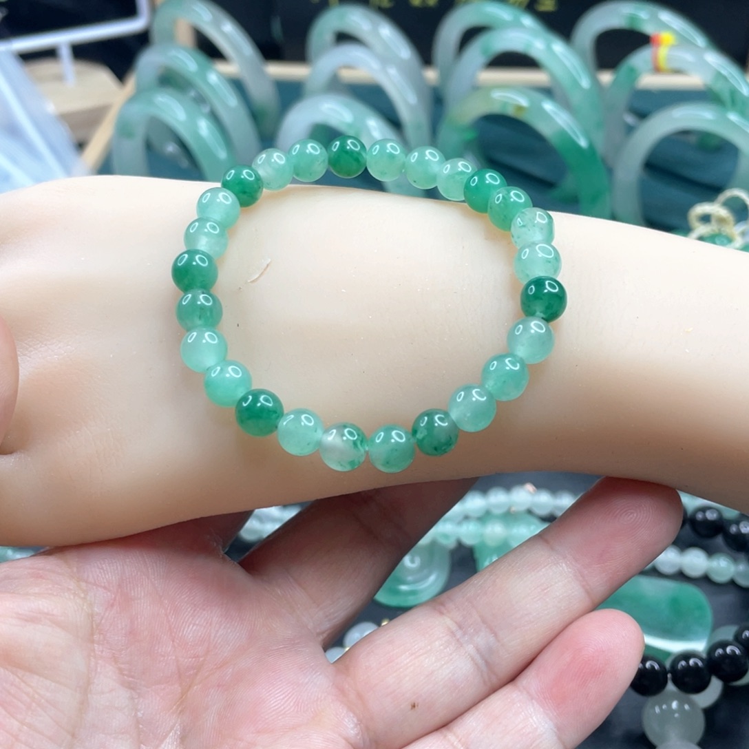 石英质玉未镶嵌手串