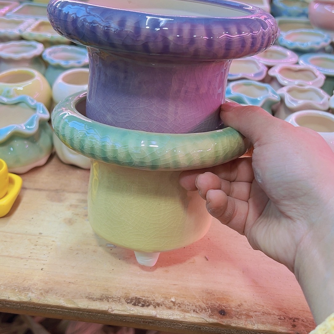 陶瓷花盆当场凑满12包邮