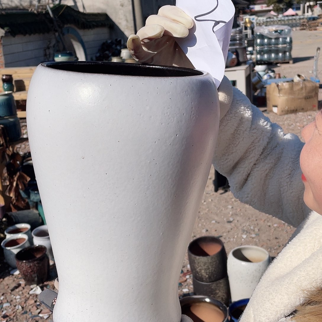 红陶王嫂花盆0129-20