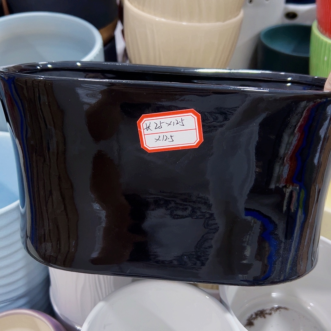 外贸尾单陶瓷花盆凑单10米包邮