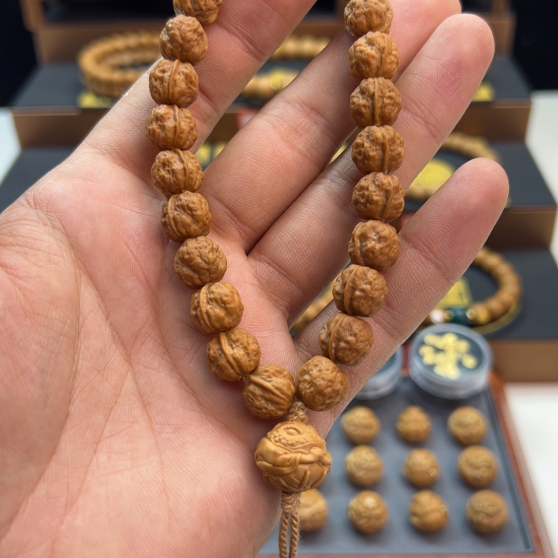 猴头核桃吊坠颓*全品禅宗手持