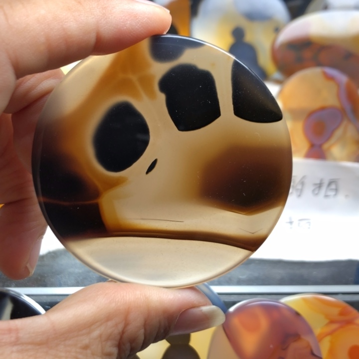 合金玛瑙/玉髓珠宝奇石200