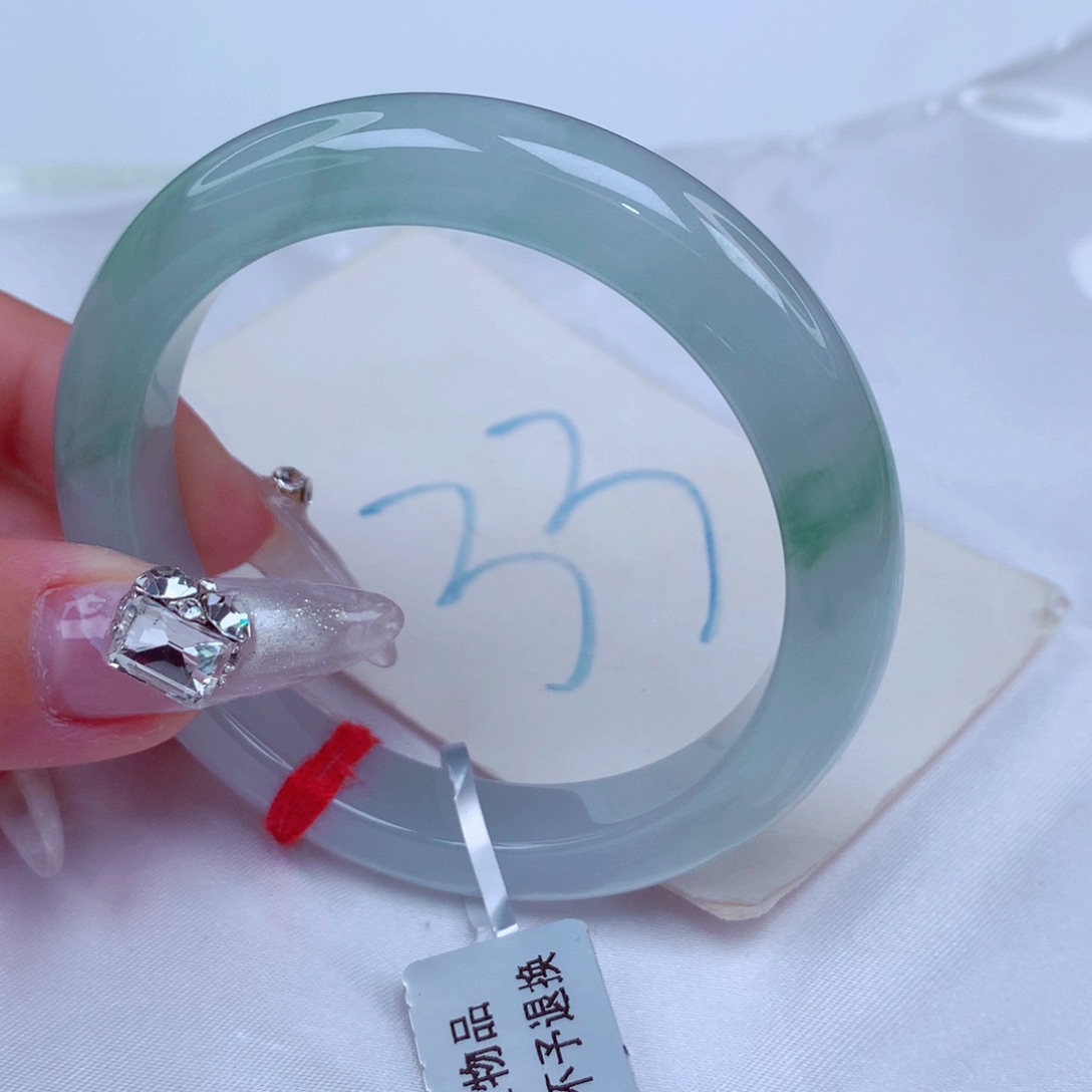 翡翠手镯未镶嵌天然缅甸翡翠A货手镯