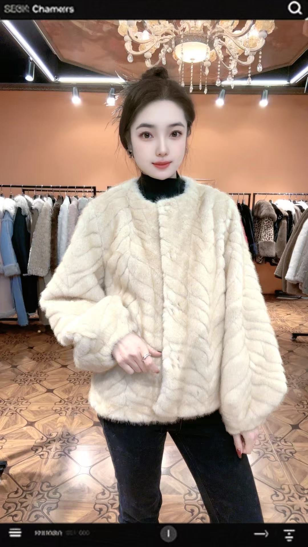 【金叶貂】轻熟风女上衣加厚短外套外套默认厚度ins常规款女士