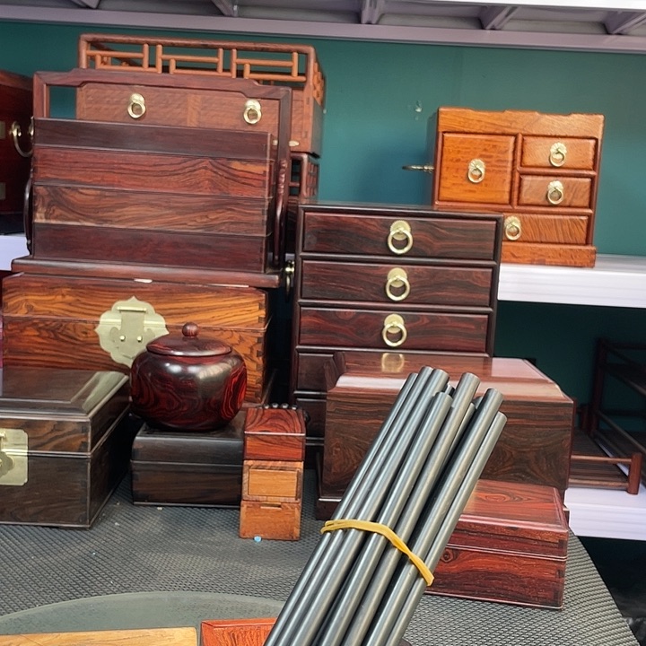 木紫光谭筷子一副