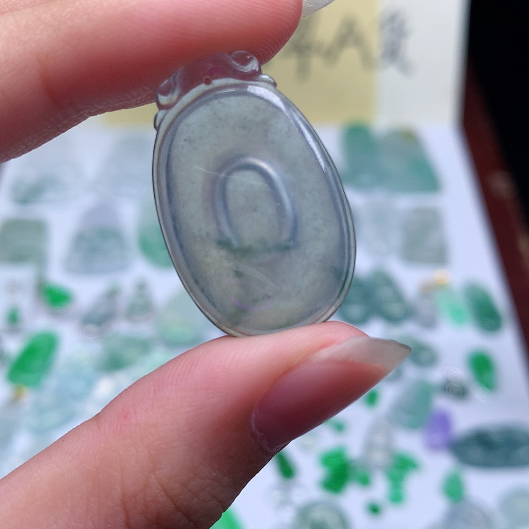 翡翠裸石缅甸天然A货翡翠冰种福贝