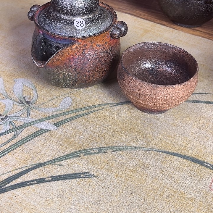 七*荥经黑砂茶具微瑕宝瓶+福利杯子