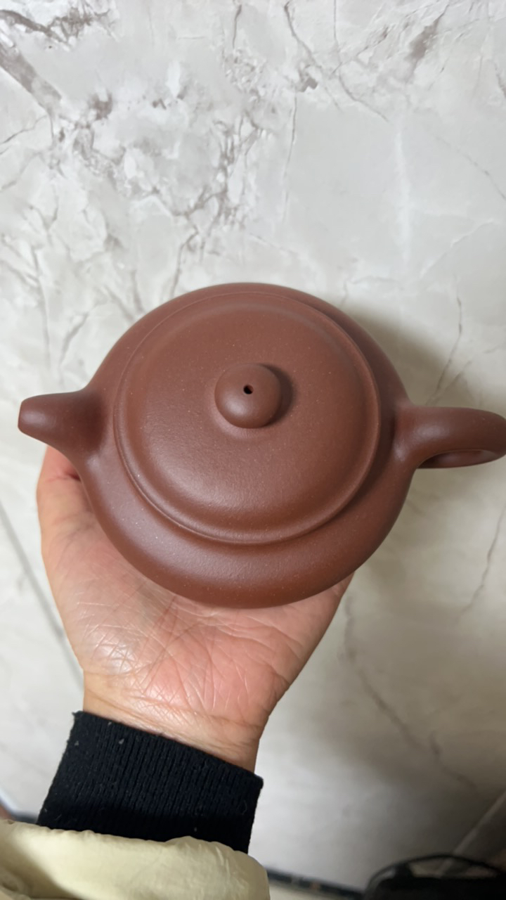 仿古，宜兴原矿紫砂壶，紫泥，280cc