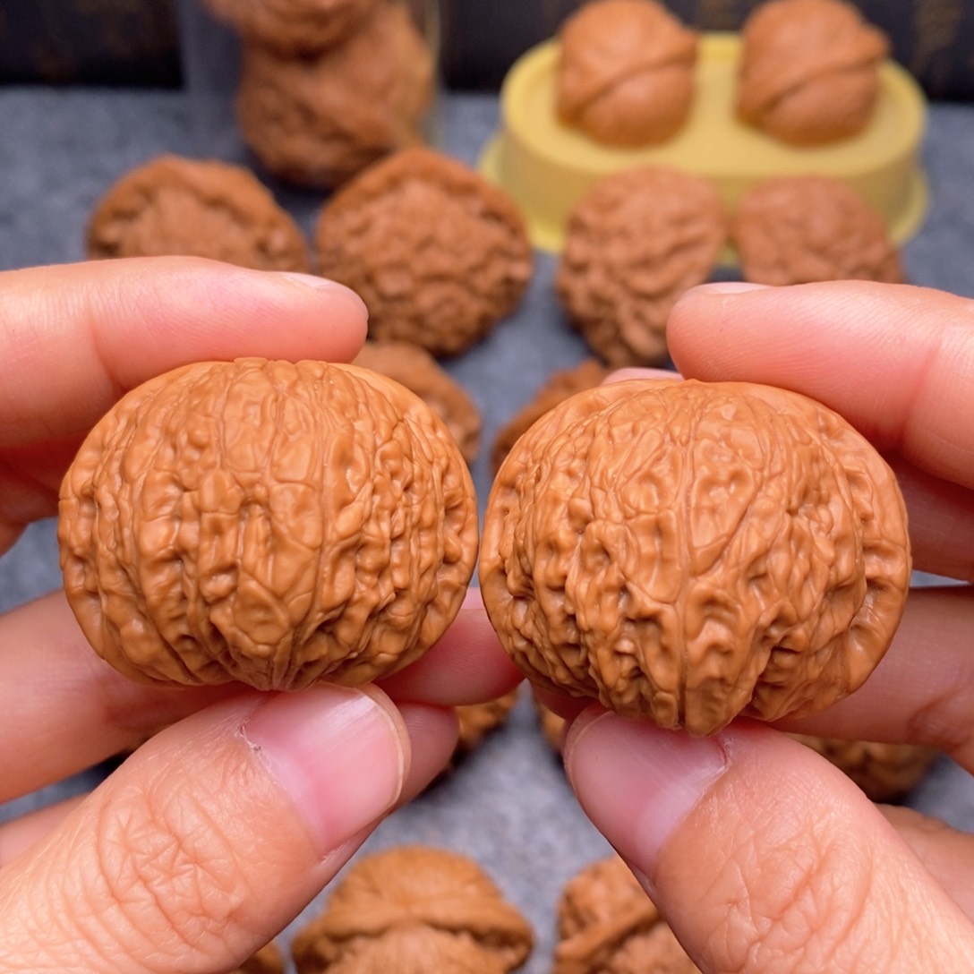 文玩核桃把件乾隆磨38尺