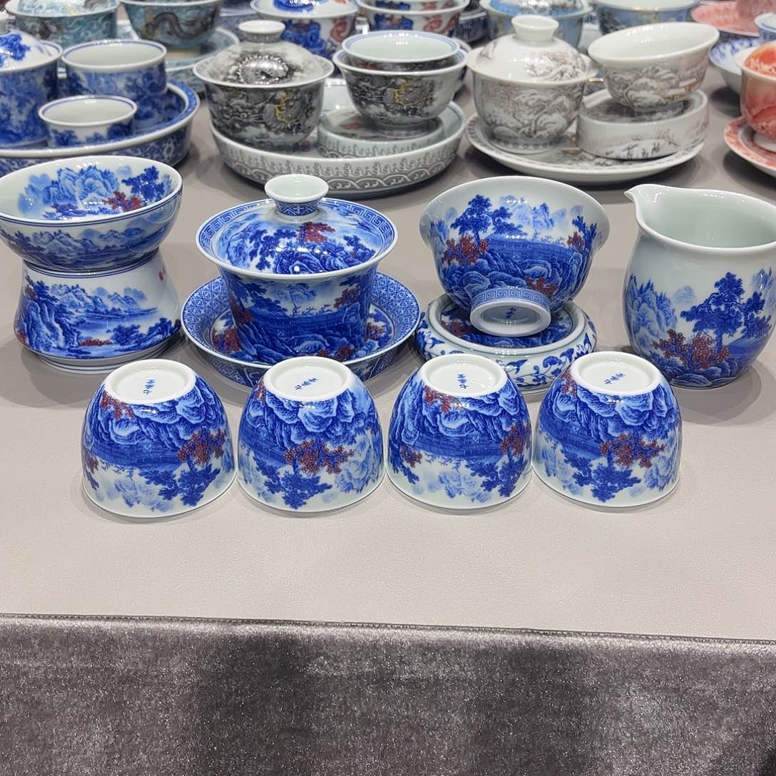 盖碗景德镇高温茶具