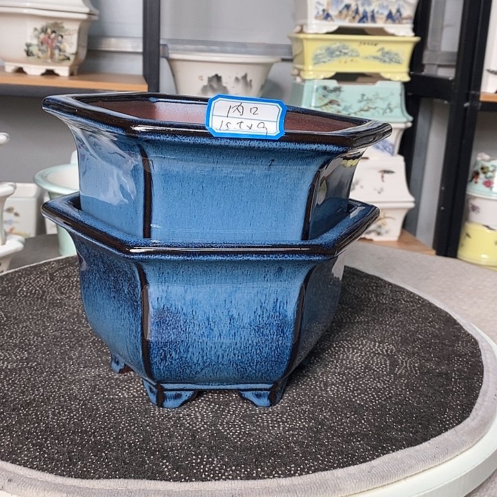 紫砂的花盆很漂亮