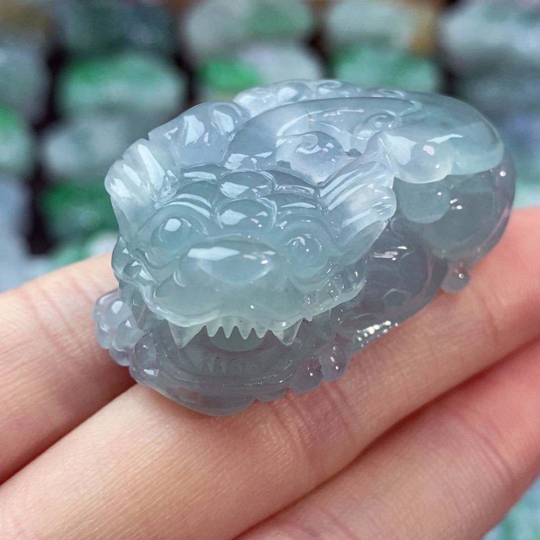 翡翠未镶嵌颈饰天然